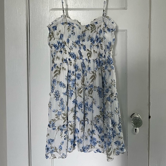 Row A Floral Ruffle Trim Dress - Picture 4 of 4